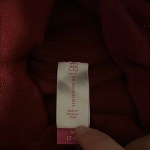 No Boundaries Red Garment